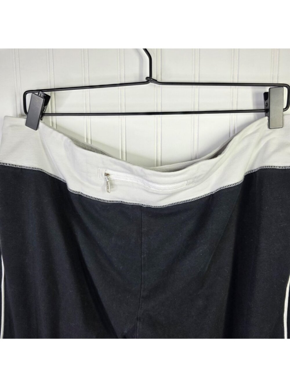 Lauren Ralph Lauren Athletic Lounge Pants Womens XL Black Zip Pocket Yoga Casual - Picture 5 of 9